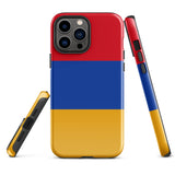 Funda para iPhone 15, 14, 13, 12, 11 Pro Max Plus Mini con bandera de Armenia, regalo de recuerdo de viaje