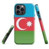 Azerbaijan Azerbaijani Flag iPhone Case 15 14 13 12 11 Pro Max Plus Mini Gift Travel Souvenir