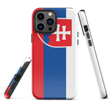 Funda para iPhone 15, 14, 13, 12, 11 Pro Max Plus Mini con bandera de Eslovaquia, regalo de recuerdo de viaje