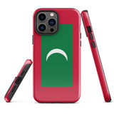 Maldives Maldivian Flag iPhone Case 15 14 13 12 11 Pro Max Plus Mini Gift Travel Souvenir