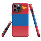 Mongolia Mongolian Flag iPhone Case 15 14 13 12 11 Pro Max Plus Mini Gift Travel Souvenir