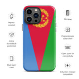 Funda para iPhone 15, 14, 13, 12, 11 Pro Max Plus Mini con bandera de Eritrea, regalo de recuerdo de viaje
