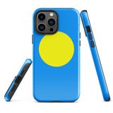 Palau Palauan Flag iPhone Case 15 14 13 12 11 Pro Max Plus Mini Gift Travel Souvenir