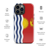 Funda para iPhone 15, 14, 13, 12, 11 Pro Max Plus Mini con bandera de Kiribati, regalo de recuerdo de viaje