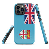 Fiji Flag iPhone Case 15 14 13 12 11 Pro Max Plus Mini Gift Travel Souvenir
