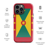 Grenada Grenadian Flag iPhone Case 15 14 13 12 11 Pro Max Plus Mini Gift Travel Souvenir