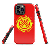 Kyrgyzstan Kyrgyz Flag iPhone Case 15 14 13 12 11 Pro Max Plus Mini Gift Travel Souvenir