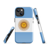 Argentina Argentinian Flag  iPhone 15 14 13 12 11 Pro Max Plus Mini Phone Case iPhone Tough Rugged Protective iPhone case
