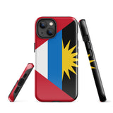 Antigua and Barbuda Flag iPhone case 15 14 13 12 11 Pro Max Plus Mini Antigua and Barbuda Bandana Map Gift Ideas