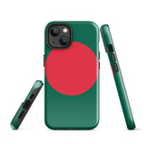 Bangladesch Bengal Flagge iPhone Hülle 15 14 13 12 11 Pro Max Plus Mini Geschenkideen Landkarte Skyline Geschenk für Sie Ihn Ideen Reise Souvenir