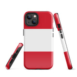 Funda para iPhone 15, 14, 13, 12 y 11 Pro Max Plus Mini con bandera peruana, ideas para regalos, mapa del país, horizonte, regalo para ella, ideas para él, recuerdo de viaje