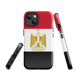 Funda para iPhone con la bandera de Egipto 15, 14, 13, 12 y 11 Pro Max Plus Mini Ideas para regalos Mapa del país Horizonte Regalo para ella Ideas para él Recuerdo de viaje
