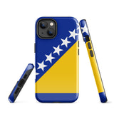 Bosnien und Herzegowina Bosnische Flagge iPhone Hülle 15 14 13 12 11 Pro Max Plus Mini Geschenkideen Landgeschenk für Sie Ihn Ideen Reise Souvenir