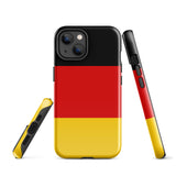 Deutschland Deutschland Flagge iPhone Hülle 15 14 13 12 11 Pro Max Plus Mini Geschenkideen Landkarte Skyline Geschenk für Sie Ihn Ideen Reise Souvenir