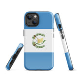Funda para iPhone 15, 14, 13, 12, 11 Pro Max Plus Mini con la bandera de Guatemala Ideas para regalos Mapa del país Regalo para ella Ideas para él Recuerdo de viaje