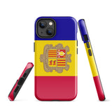 Andorra Flag iPhone Case 15 14 13 12 11 Pro Max Plus Mini Gift Ideas Country Map Skyline Gift For Her Him Ideas Travel  Souvenir