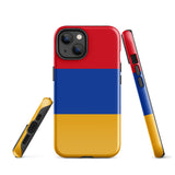 Funda para iPhone 15, 14, 13, 12, 11 Pro Max Plus Mini con bandera de Armenia, regalo de recuerdo de viaje