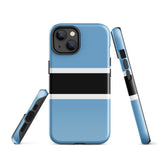 Funda para iPhone 15, 14, 13, 12, 11 Pro Max Plus Mini con bandera de Botsuana, regalo de recuerdo de viaje