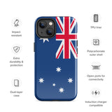 Australia Australian Flag iPhone Case 15 14 13 12 11 Pro Max Plus Mini Gift Travel Souvenir