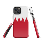 Funda para iPhone 15, 14, 13, 12, 11 Pro Max Plus Mini con bandera de Baréin, regalo de recuerdo de viaje