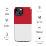 Monaco Monégasque Flag iPhone Case 15 14 13 12 11 Pro Max Plus Mini Gift Travel Souvenir