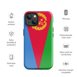 Funda para iPhone 15, 14, 13, 12, 11 Pro Max Plus Mini con bandera de Eritrea, regalo de recuerdo de viaje