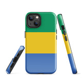 Funda para iPhone 15, 14, 13, 12, 11 Pro Max Plus Mini con bandera de Gabón, regalo de recuerdo de viaje