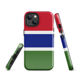 Gambia Gambian Flag iPhone Case 15 14 13 12 11 Pro Max Plus Mini Gift Travel Souvenir