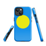 Palau Palauan Flag iPhone Case 15 14 13 12 11 Pro Max Plus Mini Gift Travel Souvenir