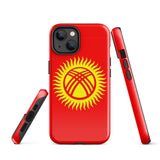 Kyrgyzstan Kyrgyz Flag iPhone Case 15 14 13 12 11 Pro Max Plus Mini Gift Travel Souvenir