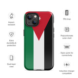 Funda para iPhone 15, 14, 13, 12, 11 Pro Max Plus Mini con bandera jordana, regalo de recuerdo de viaje