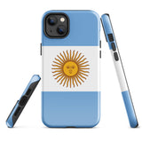 Argentina Argentinian Flag  iPhone 15 14 13 12 11 Pro Max Plus Mini Phone Case iPhone Tough Rugged Protective iPhone case
