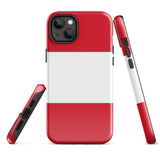 Funda para iPhone 15, 14, 13, 12 y 11 Pro Max Plus Mini con bandera peruana, ideas para regalos, mapa del país, horizonte, regalo para ella, ideas para él, recuerdo de viaje