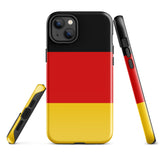 Deutschland Deutschland Flagge iPhone Hülle 15 14 13 12 11 Pro Max Plus Mini Geschenkideen Landkarte Skyline Geschenk für Sie Ihn Ideen Reise Souvenir