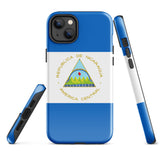 Nicaragua Nicaraguan Flag iPhone Case 15 14 13 12 11 Pro Max Plus Mini Gift Ideas Country Map  Gift For Her Him Ideas Travel  Souvenir