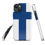 Finlandia Suomi Bandera finlandesa Funda para iPhone 15 14 13 12 11 Pro Max Plus Mini Ideas de regalo Mapa del país Regalo para ella Ideas para él Recuerdo de viaje