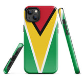 Guyana Guyanese Flag iPhone Case 15 14 13 12 11 Pro Max Plus Mini Gift Ideas Country Map Skyline Gift For Her Him Ideas Travel  Souvenir