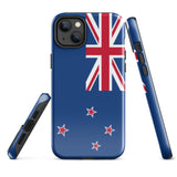 Neuseeland Flagge iPhone Fall 15 14 13 12 11 Pro Max Plus Mini Geschenk Reise Souvenir