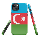 Azerbaijan Azerbaijani Flag iPhone Case 15 14 13 12 11 Pro Max Plus Mini Gift Travel Souvenir