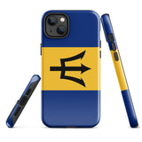 Funda para iPhone 15, 14, 13, 12, 11 Pro Max Plus Mini con bandera de Barbados, regalo de recuerdo de viaje