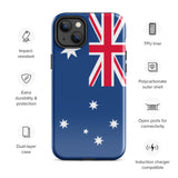 Australia Australian Flag iPhone Case 15 14 13 12 11 Pro Max Plus Mini Gift Travel Souvenir