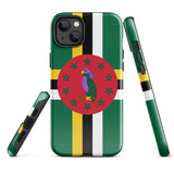 Dominica Dominican Flag iPhone Case 15 14 13 12 11 Pro Max Plus Mini Gift Travel Souvenir
