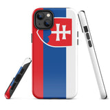 Funda para iPhone 15, 14, 13, 12, 11 Pro Max Plus Mini con bandera de Eslovaquia, regalo de recuerdo de viaje