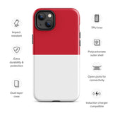 Monaco Monégasque Flag iPhone Case 15 14 13 12 11 Pro Max Plus Mini Gift Travel Souvenir