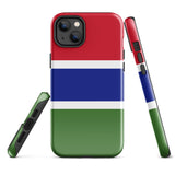 Gambia Gambian Flag iPhone Case 15 14 13 12 11 Pro Max Plus Mini Gift Travel Souvenir