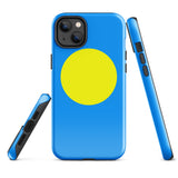 Palau Palauan Flag iPhone Case 15 14 13 12 11 Pro Max Plus Mini Gift Travel Souvenir