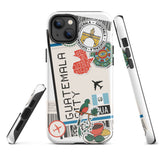 Guatemala Guatemalan Flag iPhone Case 15 14 13 12 11 Pro Max Plus Mini Travel Souvenir Tourist Beach Lover Food Patriot Gifts