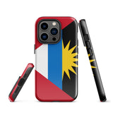 Antigua and Barbuda Flag iPhone case 15 14 13 12 11 Pro Max Plus Mini Antigua and Barbuda Bandana Map Gift Ideas