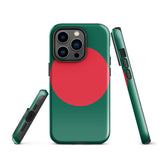 Bangladesch Bengal Flagge iPhone Hülle 15 14 13 12 11 Pro Max Plus Mini Geschenkideen Landkarte Skyline Geschenk für Sie Ihn Ideen Reise Souvenir