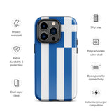 Funda para iPhone 15, 14, 13, 12, 11 Pro Max Plus Mini con bandera griega, regalo de recuerdo de viaje